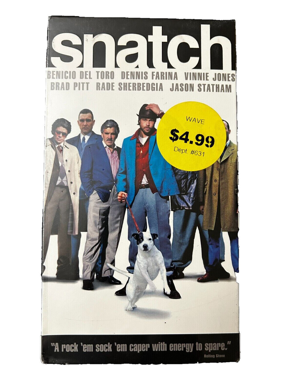 Snatch (2000) VHS - Brad Pitt - Jason Statham Brand New Sealed Original Vintage